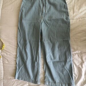 Dear John Striped Blue Wide-Leg Pants